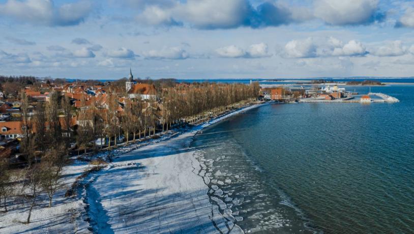 Vinter i Ærøskøbing på Ærø