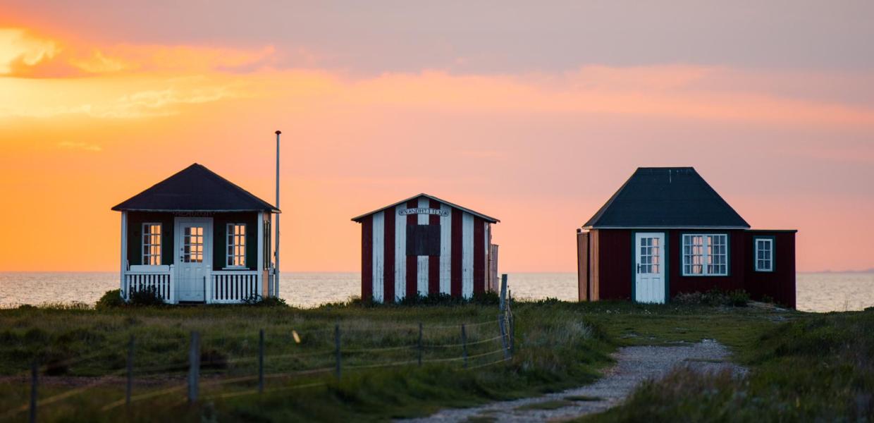 Badehuse på Ærø